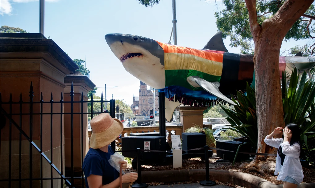 The inside story of Sydney’s ‘Progress Shark’ kicking off the rainbow ...