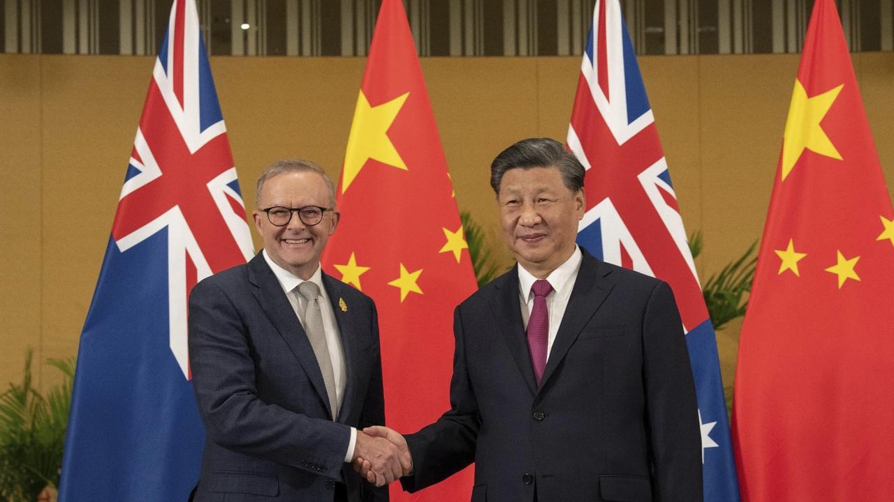 Peter Dutton says Anthony Albanese must ‘pick up the phone’ to Xi Jinping and express his dismay over a dangerous military incident. Picture: Twitter